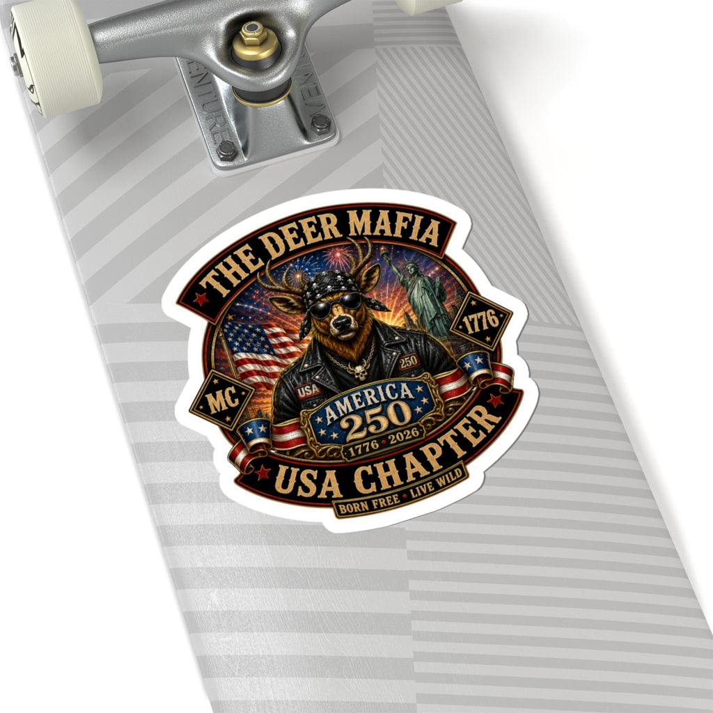 Deer Mafia USA-250 Kiss-Cut Stickers