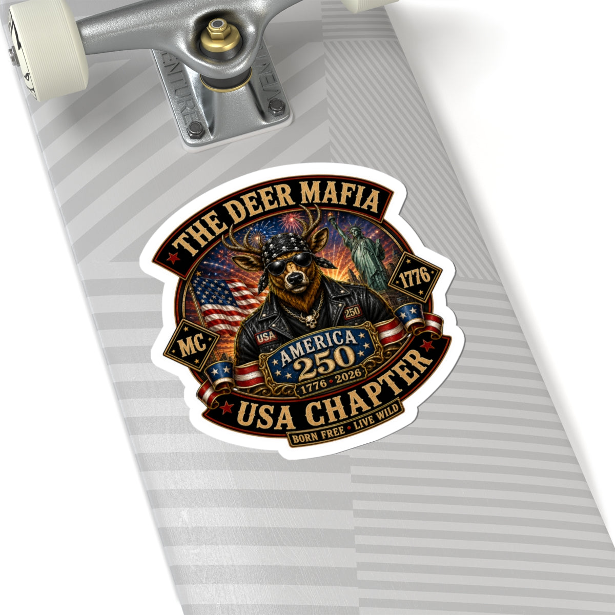 Deer Mafia USA-250 Kiss-Cut Stickers