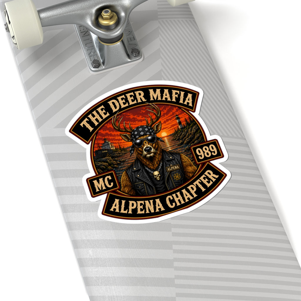 Deer Mafia Alpena - Kiss-Cut Stickers