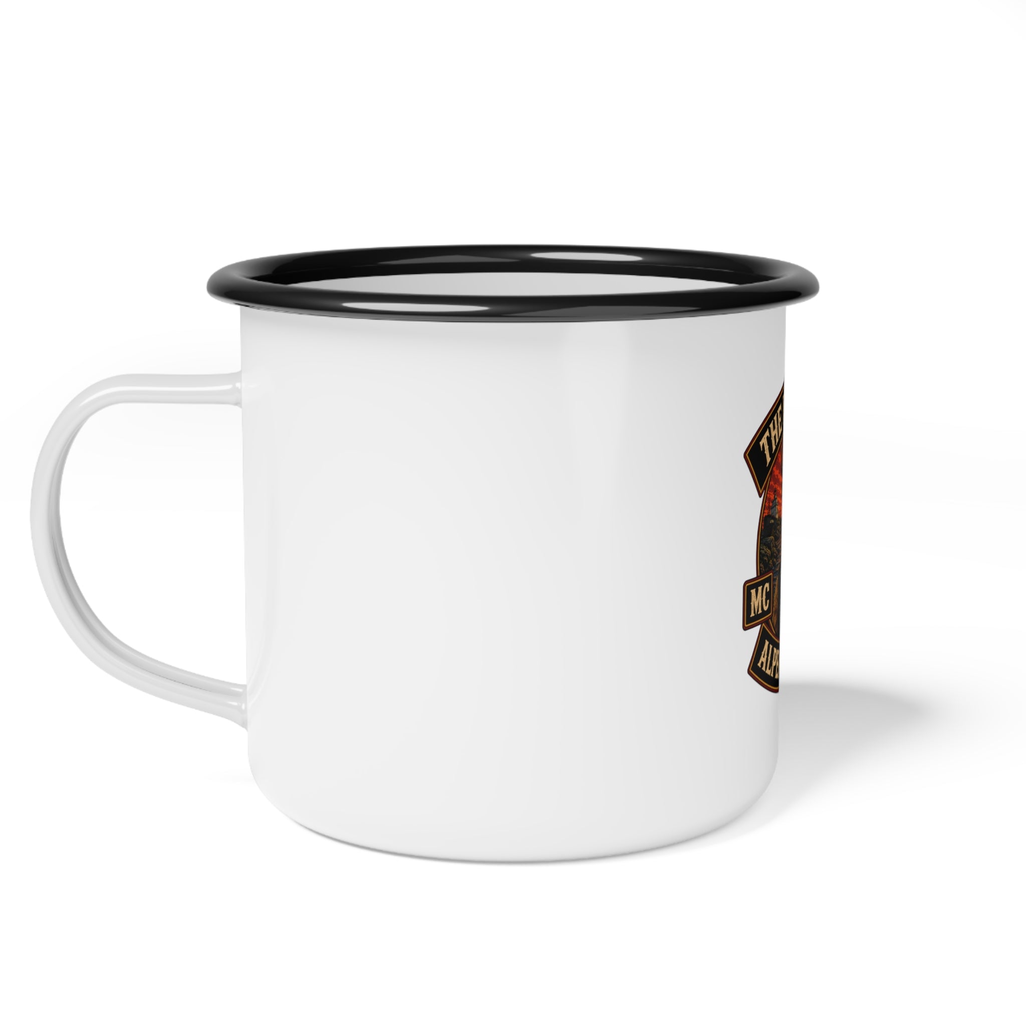 Enamel Camp Cup — 'The Deer Mafia Alpena Chapter' Retro Camping Mug