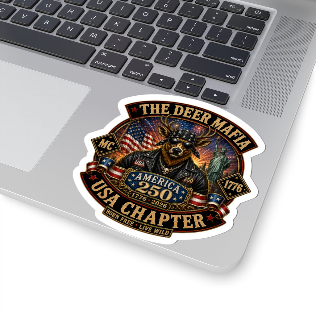 Deer Mafia USA-250 Kiss-Cut Stickers