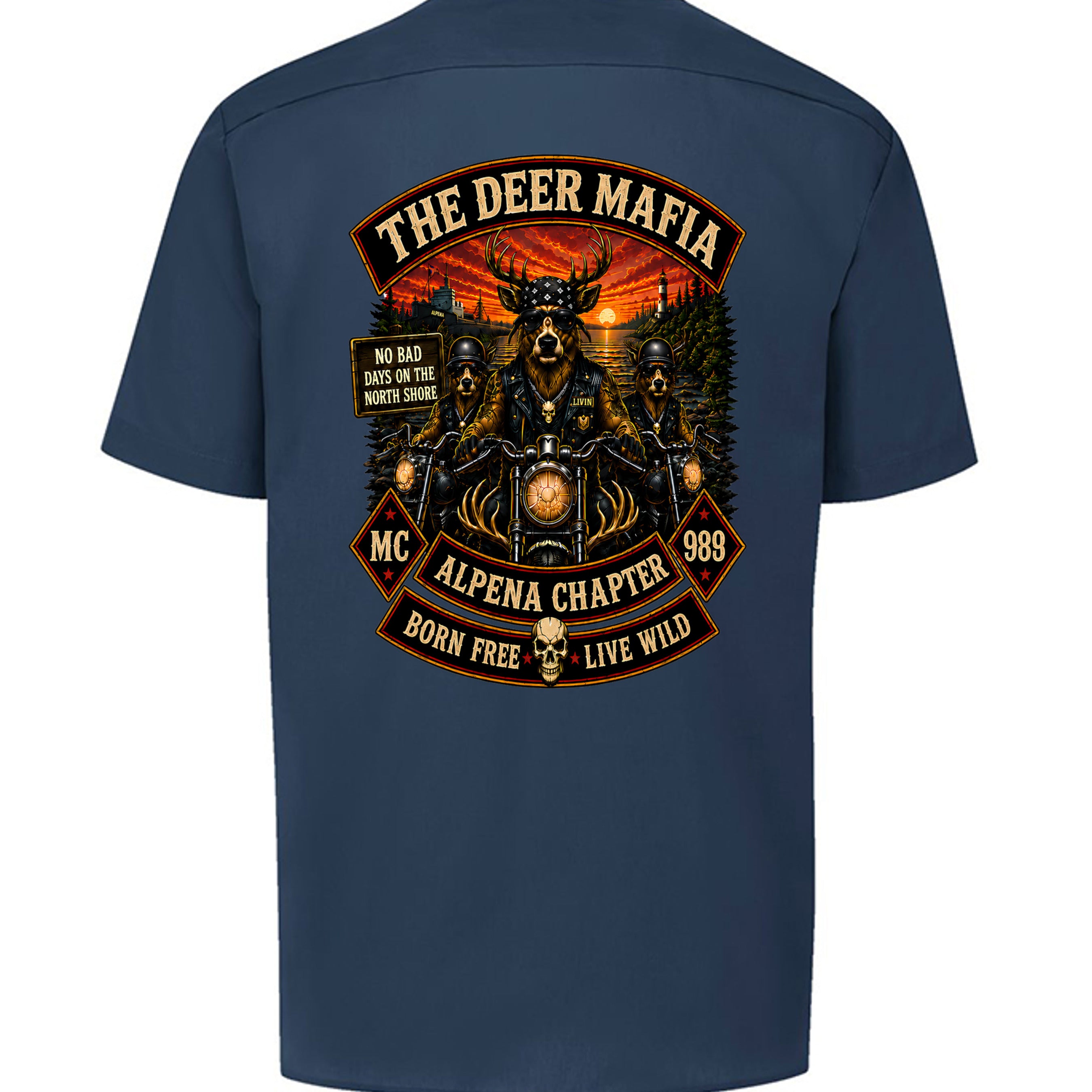 DARK NAVY - LS535 - BACK