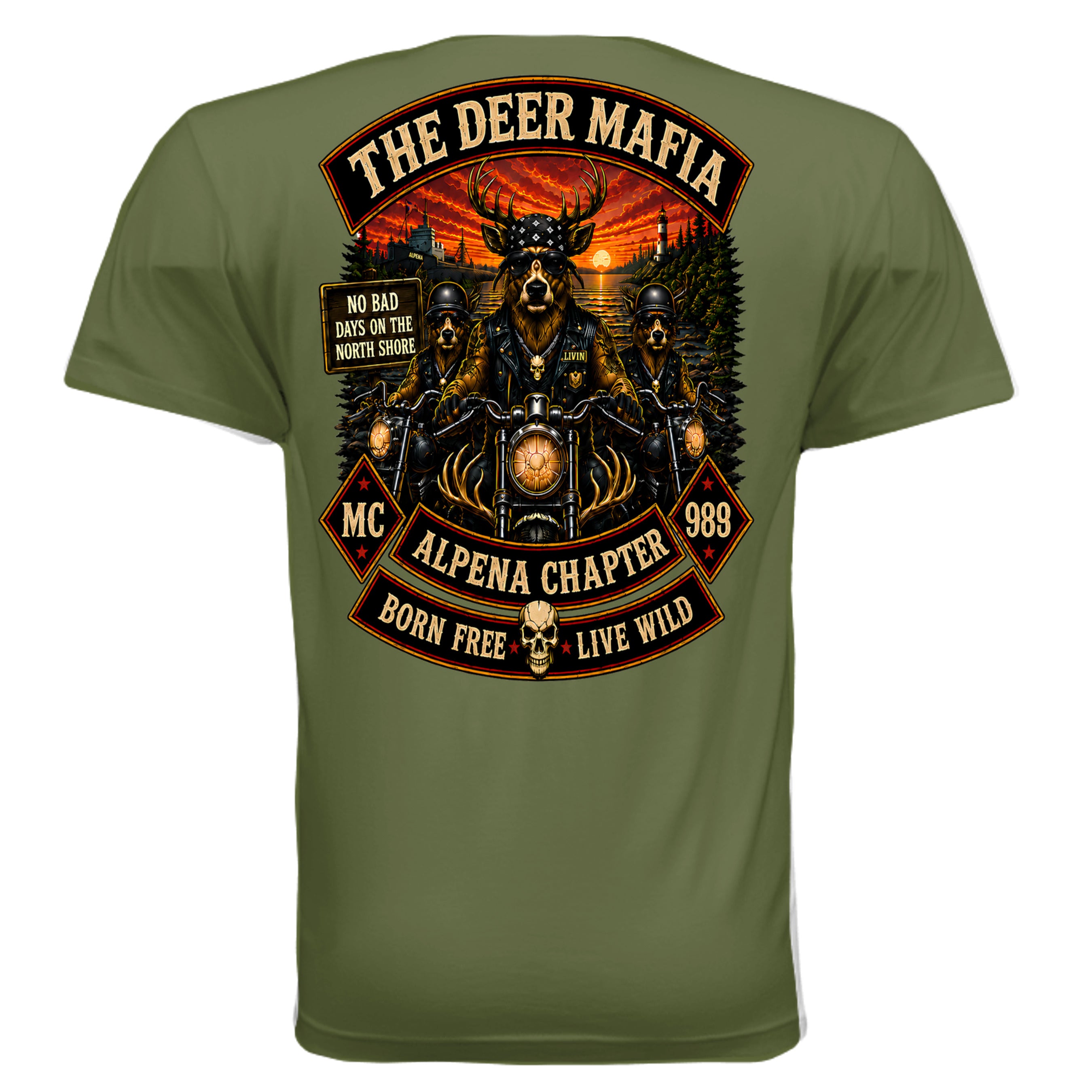 Military Green - 6410 - BACK