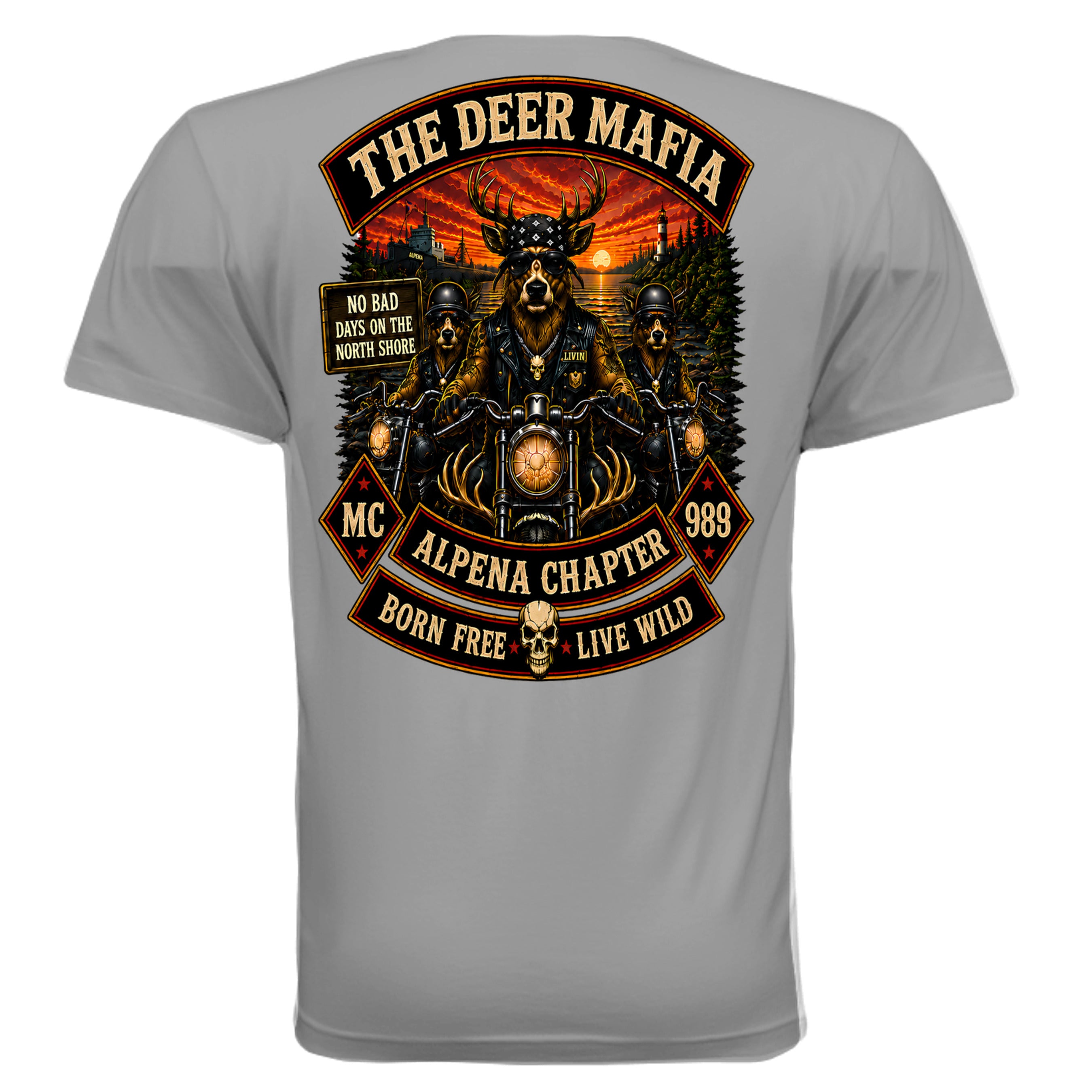 Dark Heather Grey - 6410 - BACK