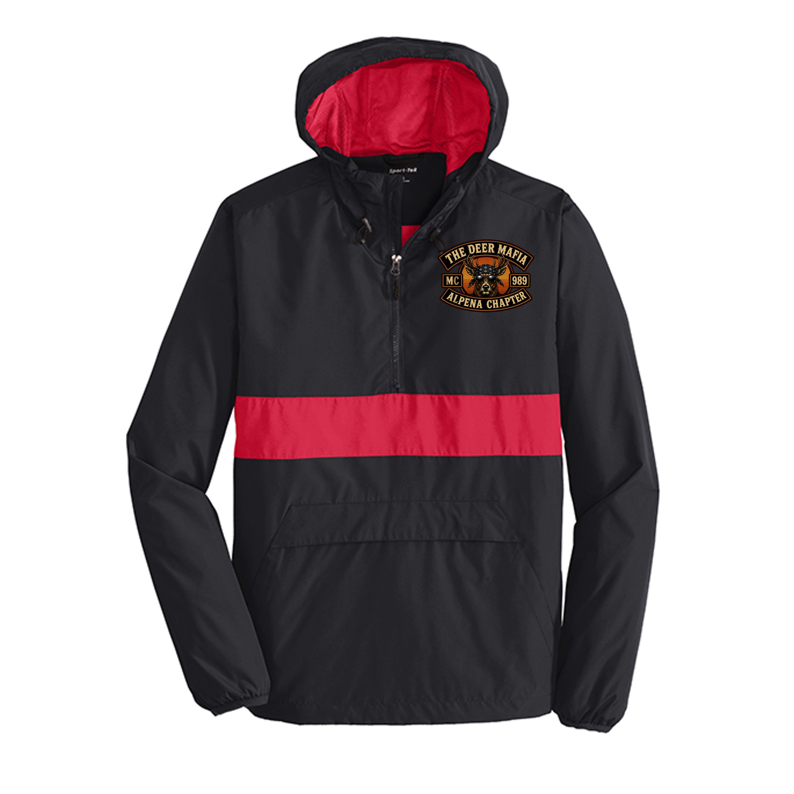 Black/True Red - JST65 - FRONT